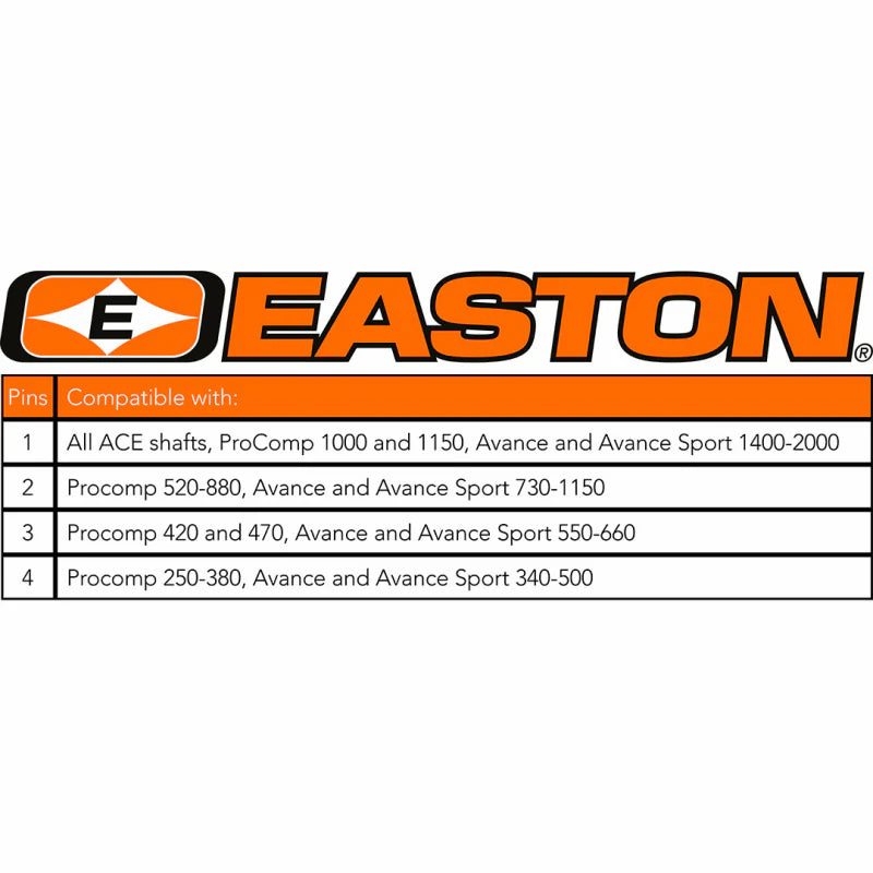 Easton 4mm Pin (doz)