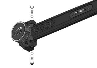 Shibuya Ultima Recurve Sight RC PRO G2 520-9-A Single Mount