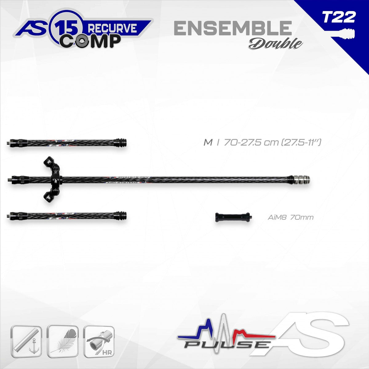 Arc Systeme Pulse AS 15 Recurve Comp Kit