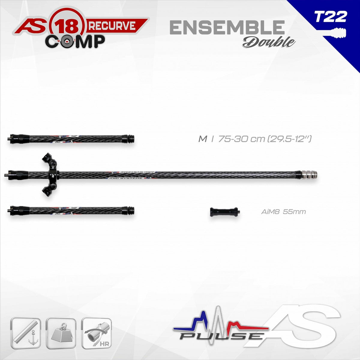 Arc Systeme Pulse AS 18 Recurve Comp Kit