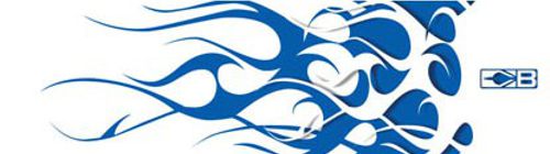 Bohning HD Wraps - Blue & White Flame SALE